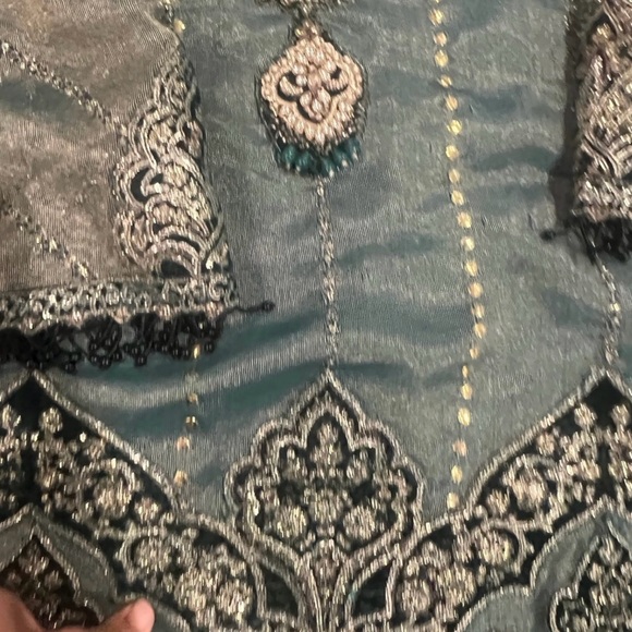 New 3 piece Pakistani maria b wedding party dress xl - Picture 11 of 12